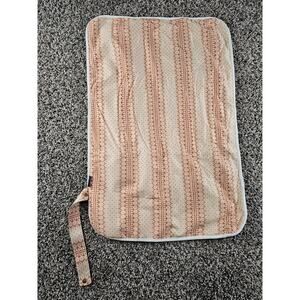 Kinder Cloth Diaper Co Travel Changing Pad Orange Beige Unisex Print